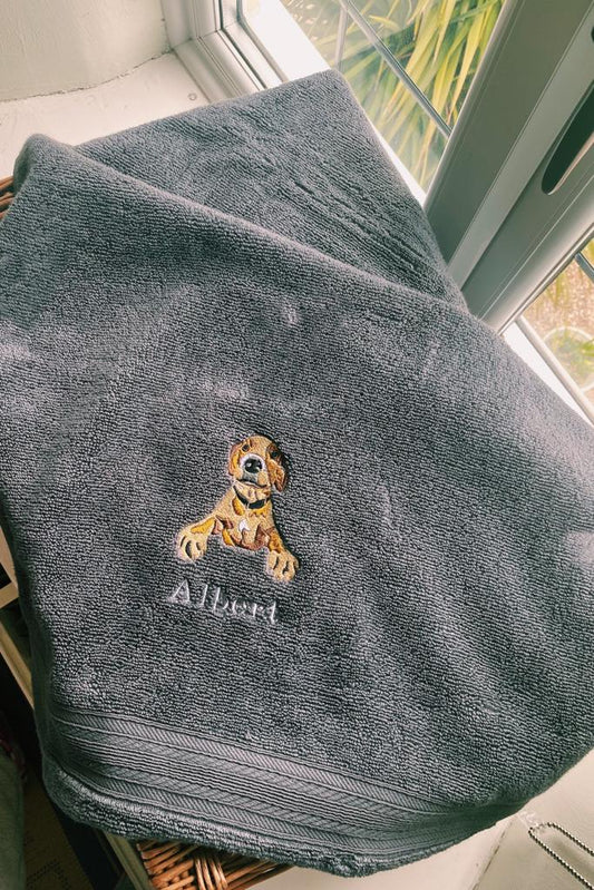 Pet Towel | Personalised | Own Photo | Name Included