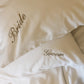 Personalised | Embroidered | Wedding Pillowcases (Pair)