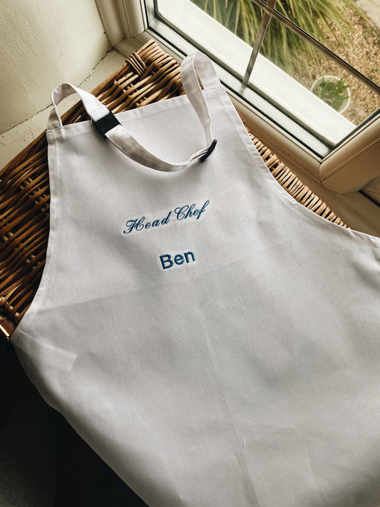 Children's Apron | Embroidered | Head Chef |